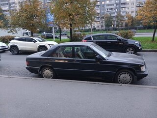 1992 Mercedes-Benz 190 (W201), чёрный, 130000 рублей, вид 2