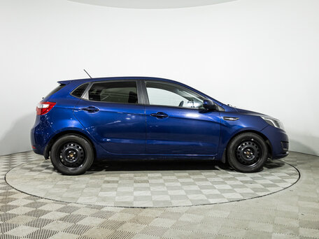 2014 Kia Rio III, синий, 799700 рублей, вид 4