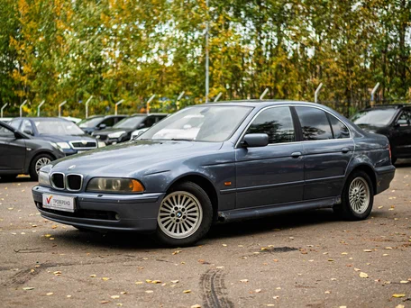 2002 BMW 5 серии 520i IV (E39) Рестайлинг, голубой, 411000 рублей, вид 1