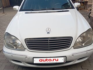 2000 Mercedes-Benz S-Класс 320 Long IV (W220), белый, 750000 рублей, вид 2
