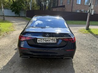 2022 Mercedes-Benz S-Класс 500 Long 4MATIC VII (W223), синий, 8850000 рублей, вид 4