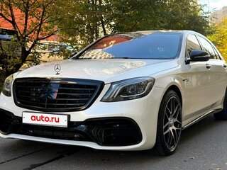 2014 Mercedes-Benz S-Класс 500 Long VI (W222, C217), белый, 3850000 рублей, вид 1