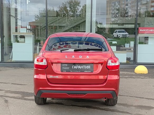 2021 Lada (ВАЗ) Granta I Рестайлинг, красный - вид 5