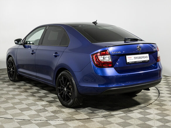 2017 Skoda Rapid I Рестайлинг, синий, 1349900 рублей - вид 6