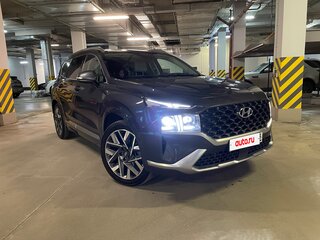 2021 Hyundai Santa Fe IV Рестайлинг, синий, 3599999 рублей, вид 5