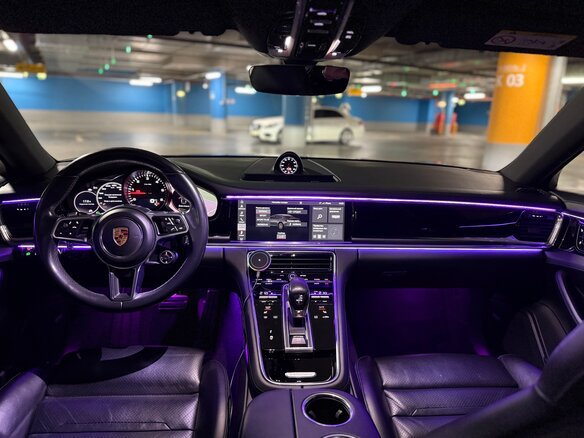 2017 Porsche Panamera 4S Diesel II, чёрный, 7300000 рублей - вид 13