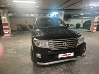 2013 Toyota Land Cruiser 200 Series Рестайлинг 1, чёрный, 3500000 рублей, вид 3