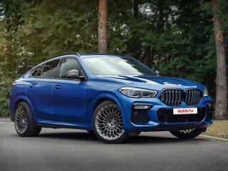2020 BMW X6 40i III (G06), синий, 7990000 рублей, вид 3