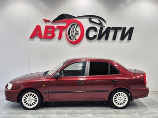 2008 Hyundai Accent ТагАЗ II, красный, 438000 рублей, вид 4