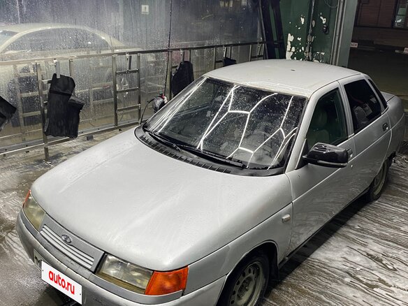2002 Lada (ВАЗ) 2110, серебристый, 65000 рублей - вид 2