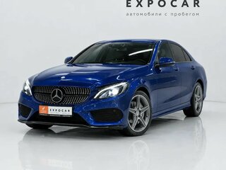 2016 Mercedes-Benz C-Класс 180 IV (W205), синий, 2100000 рублей, вид 1