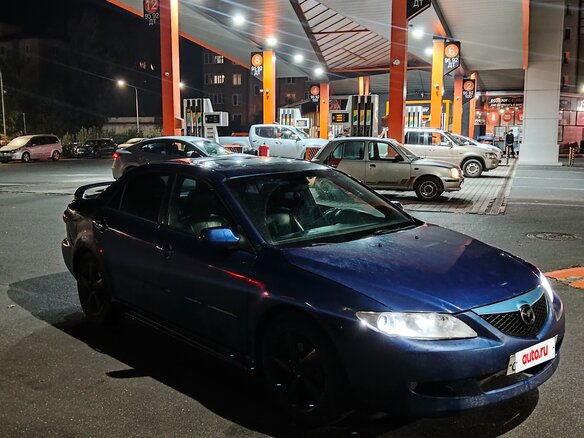 2003 Mazda 6 I (GG), синий, 178000 рублей - вид 1
