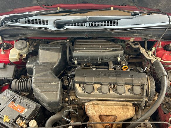 2001 Honda Civic VII, красный, 330000 рублей - вид 11