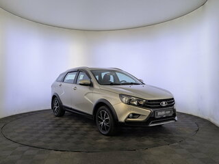 2018 Lada (ВАЗ) Vesta SW Cross I, зелёный, 1100000 рублей, вид 3