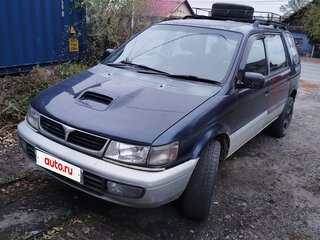 1996 Mitsubishi Chariot II, синий, 250000 рублей, вид 1