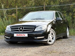 2011 Mercedes-Benz C-Класс 180 BlueEFFICIENCY III (W204), чёрный, 1100000 рублей, вид 1