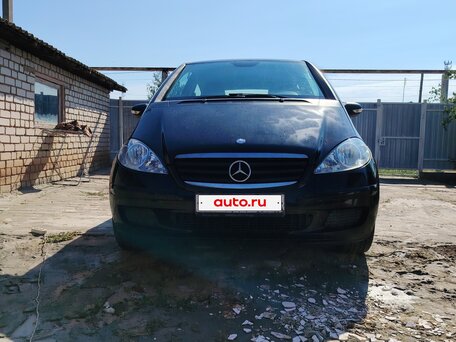 2007 Mercedes-Benz A-Класс 150 II (W169), чёрный, 410000 рублей, вид 1