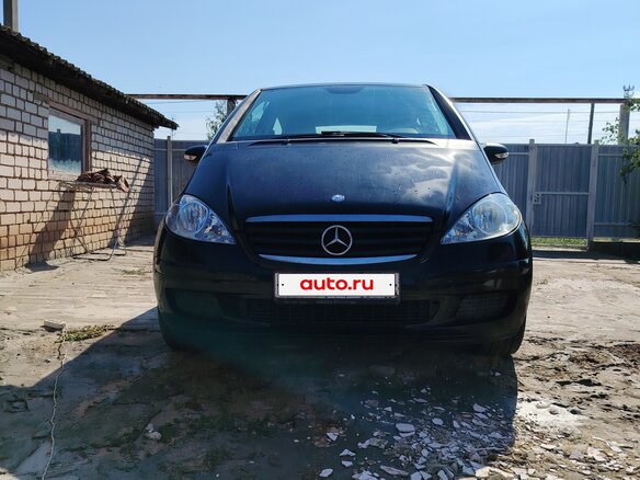 2007 Mercedes-Benz A-Класс 150 II (W169), чёрный, 410000 рублей