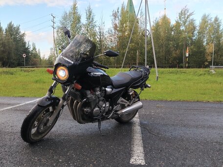 1999 Yamaha XJR1300, чёрный, 400000 рублей, вид 1