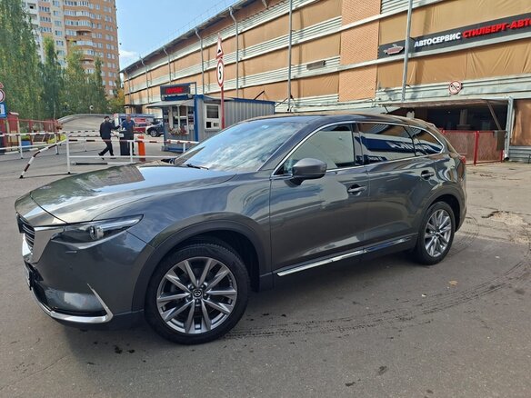 2022 Mazda CX-9 II Рестайлинг, серый - вид 7
