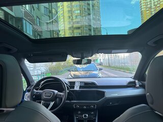 2021 Audi Q3 45 TFSI II (F3), голубой, 3700000 рублей, вид 3