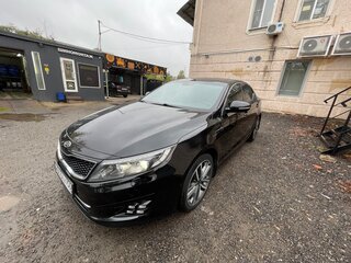 2014 Kia Optima III Рестайлинг, чёрный, 1300000 рублей, вид 2