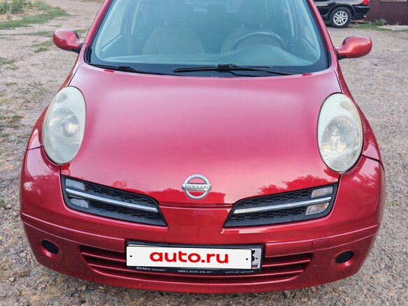 2006 Nissan Micra III (K12), красный, 470000 рублей - вид 2