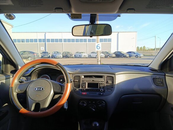 2010 Kia Rio II Рестайлинг, голубой - вид 16