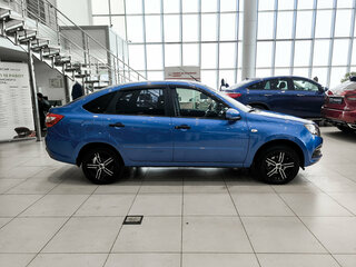 2021 Lada (ВАЗ) Granta I Рестайлинг, синий, 650000 рублей, вид 4