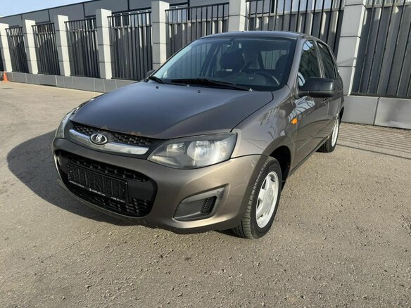 2015 Lada (ВАЗ) Kalina II, коричневый, 338000 рублей