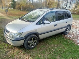 2003 Opel Zafira A Рестайлинг, серебристый, 300000 рублей, вид 1