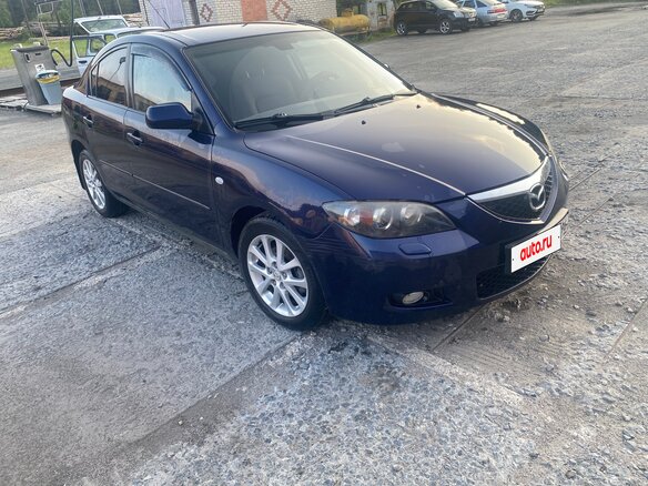 2008 Mazda 3 I (BK) Рестайлинг, синий, 600000 рублей - вид 1