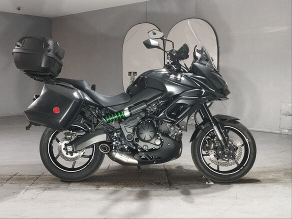 2018 Kawasaki Versys 650, чёрный, 580000 рублей