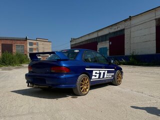 1997 Subaru Impreza WRX I, синий, 600000 рублей, вид 4