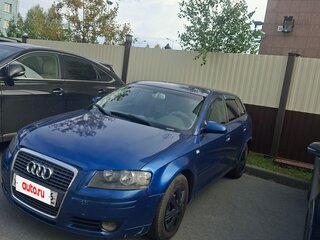 2008 Audi A3 II (8P) Рестайлинг 1, синий, 450000 рублей, вид 2