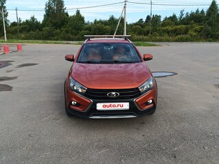 2019 Lada (ВАЗ) Vesta SW Cross I, оранжевый, 750000 рублей, вид 2