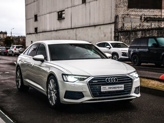 2019 Audi A6 45 TFSI V (C8), белый, 3799000 рублей, вид 5