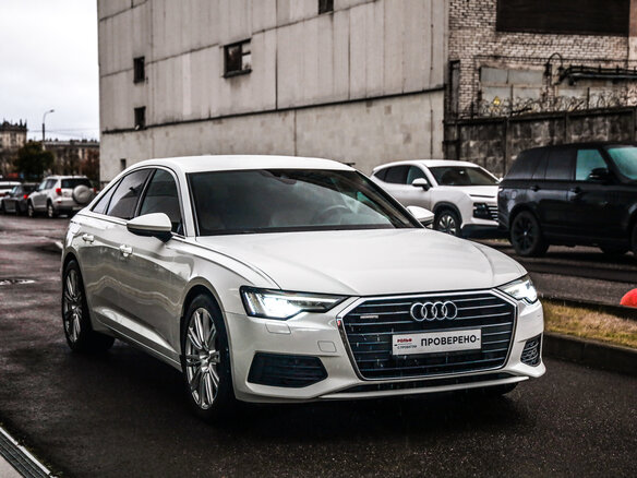 2019 Audi A6 45 TFSI V (C8), белый, 3799000 рублей - вид 4