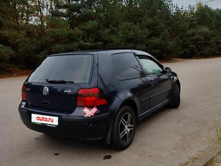 2002 Volkswagen Golf IV, синий, 350000 рублей, вид 4