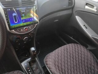 2014 Hyundai Solaris I Рестайлинг, оранжевый, 470000 рублей, вид 4