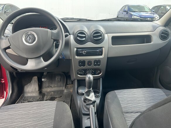 2012 Renault Logan I Рестайлинг, красный, 790000 рублей - вид 5