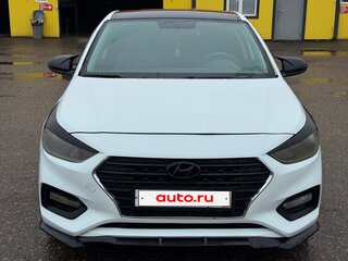 2018 Hyundai Solaris II, белый, 620000 рублей, вид 1