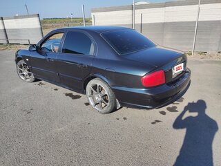 2006 Hyundai Sonata ТагАЗ IV (EF) Рестайлинг, чёрный, 620000 рублей, вид 3
