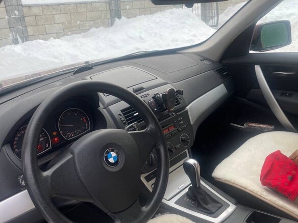 2009 BMW X3 20d I (E83) Рестайлинг, красный, 1100000 рублей - вид 7