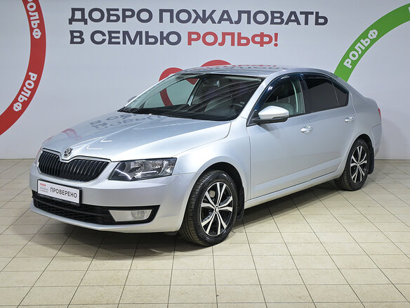 2014 Skoda Octavia III (A7), серебристый, 1050000 рублей