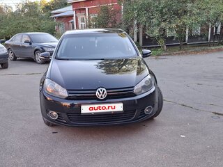 2011 Volkswagen Golf VI, чёрный, 820000 рублей, вид 1
