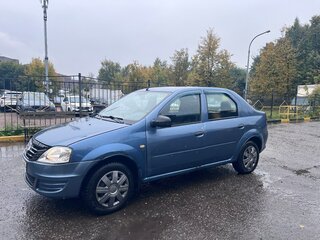2013 Renault Logan I Рестайлинг, синий, 180000 рублей, вид 1