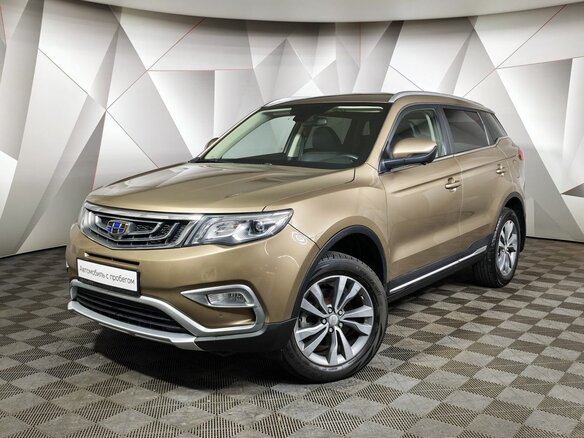 2021 Geely Atlas I, жёлтый