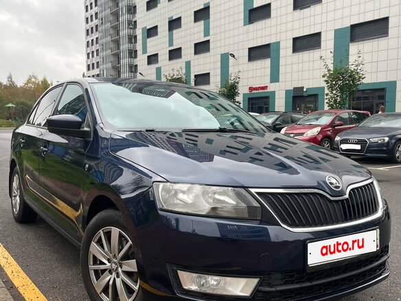 2015 Skoda Rapid I, синий, 900000 рублей - вид 1