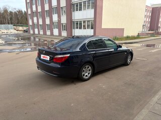2008 BMW 5 серии 525i V (E60/E61) Рестайлинг, синий, 990000 рублей, вид 4